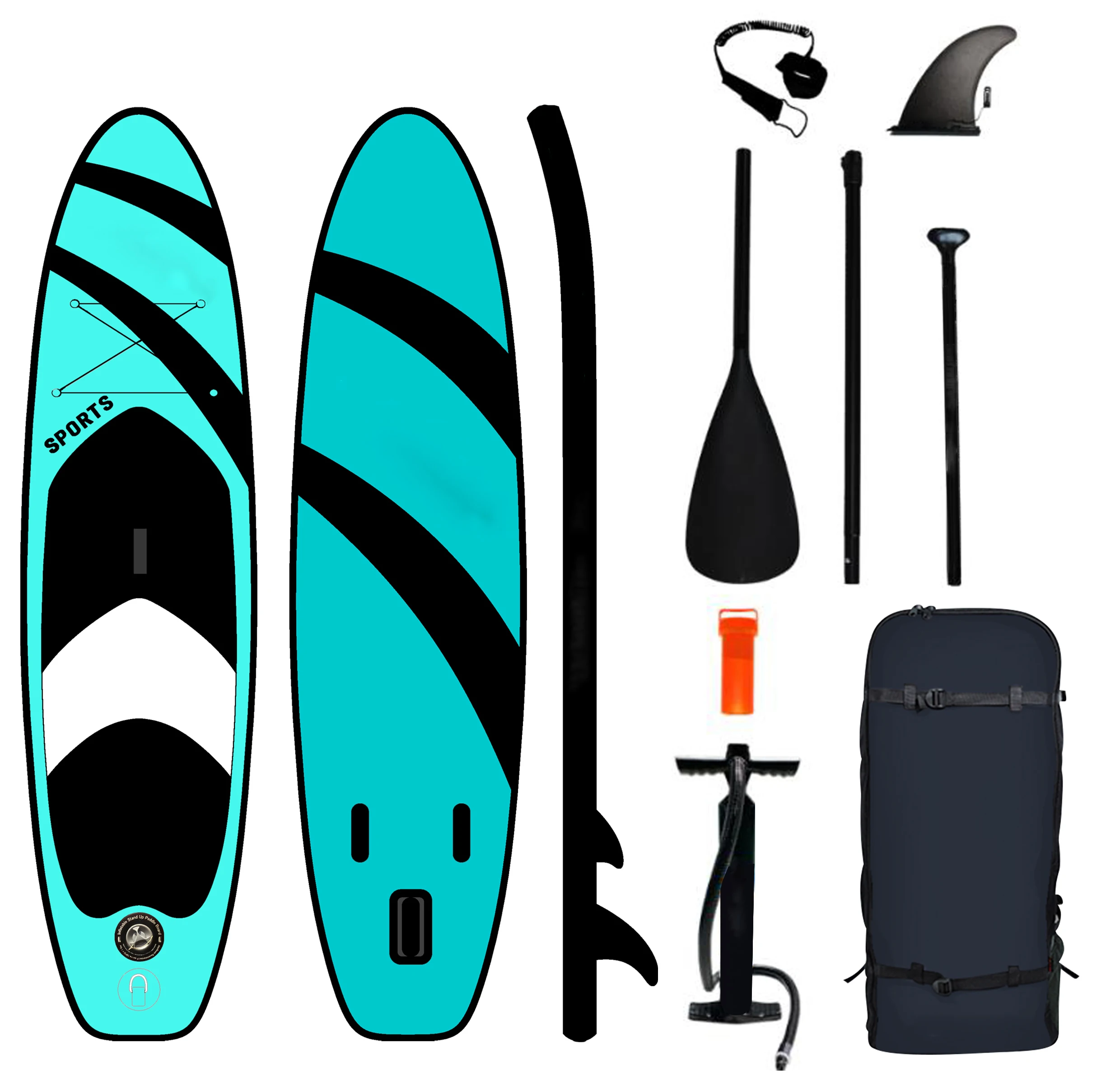 Unisport Customized Carbon Fiber SUP Paddle Small Paddle Board Paddle Board Boat