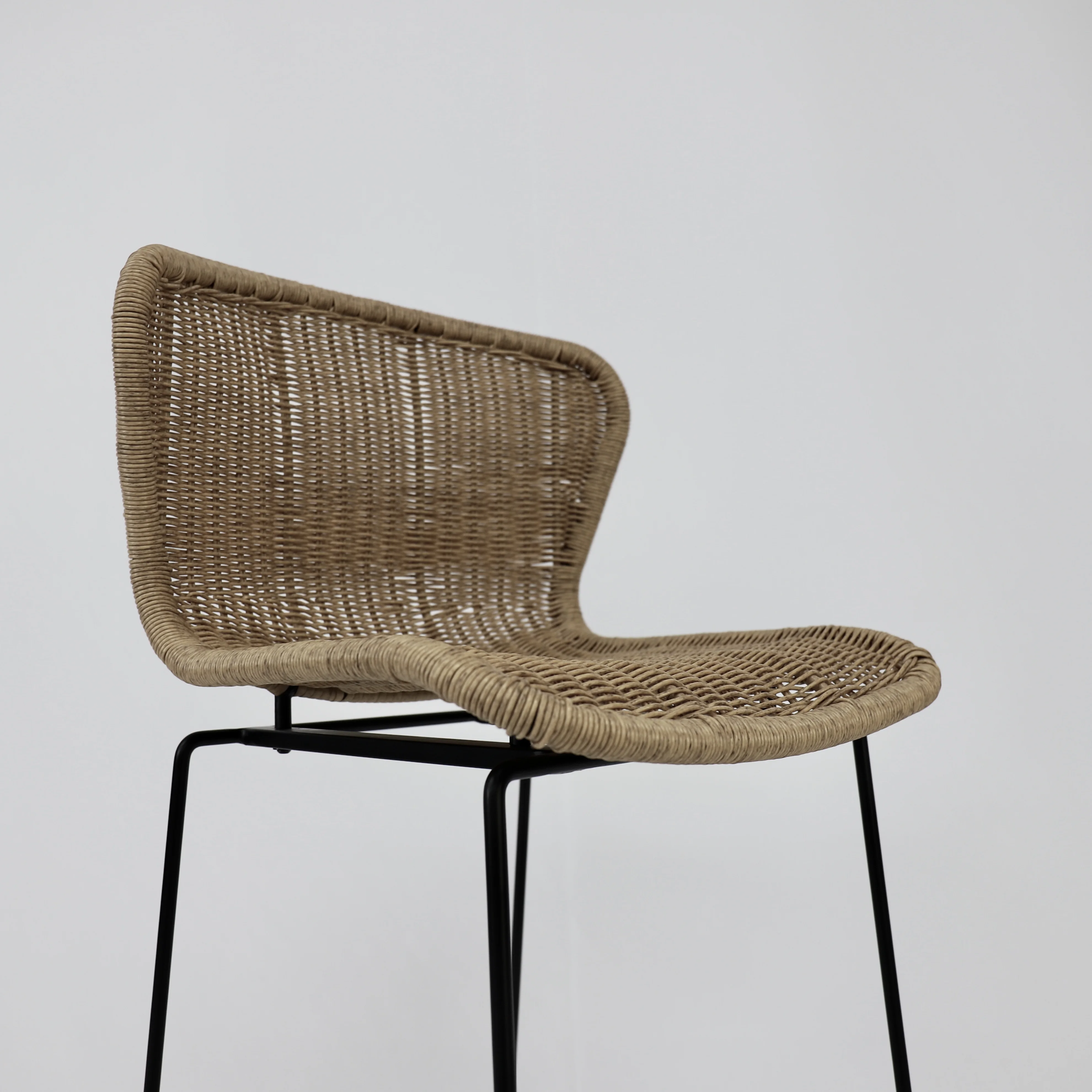 MCI Hot Sale Outdoor Garden Wicker Rattan Dining Lounge Stool Chair For Sale