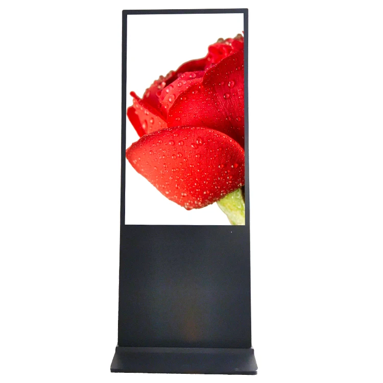 55-Inch Double Sided Outdoor Kiosk Waterproof Dual Touch Screen Design for Information Display, Perfect for Outdoor Environments