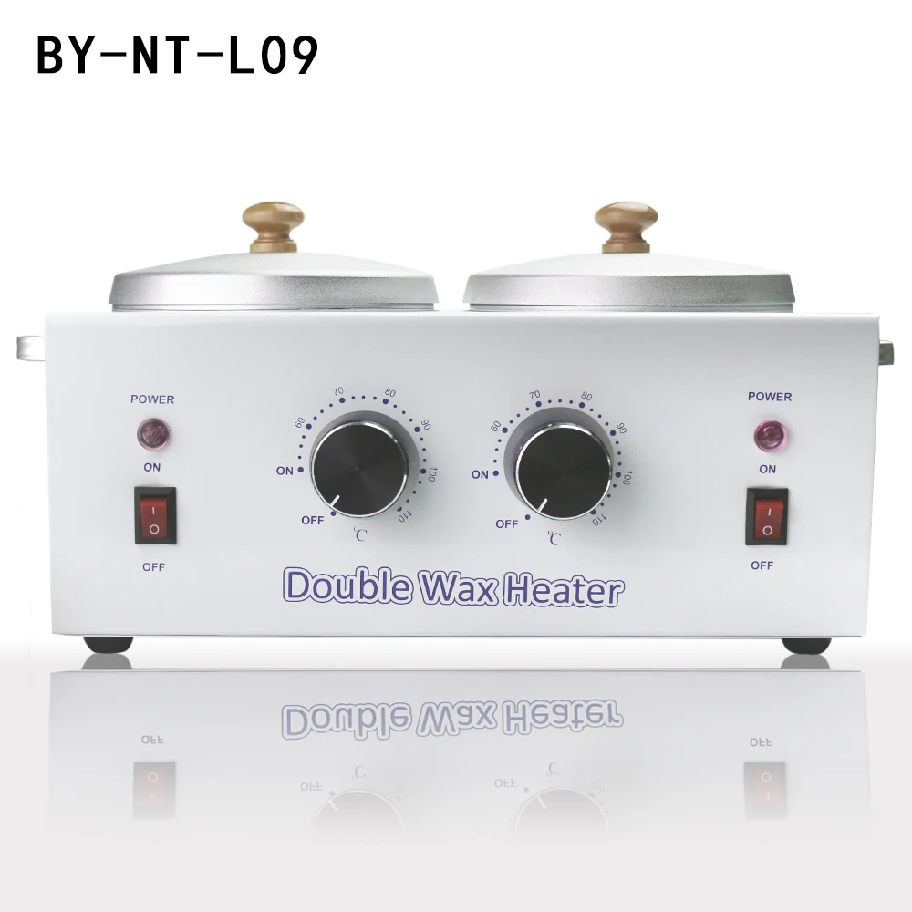 BIN high quality double Pot Wax Warmer Electric Wax Heater Machine Facial Skin SPA salon Equipment with Adjustable Temperature
