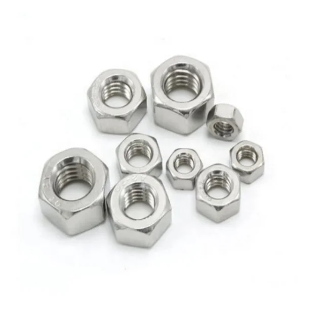 Factory directly wholesale nut hexagon hex stainless steel nuts din 934 nut m6 stainless steel 316ti