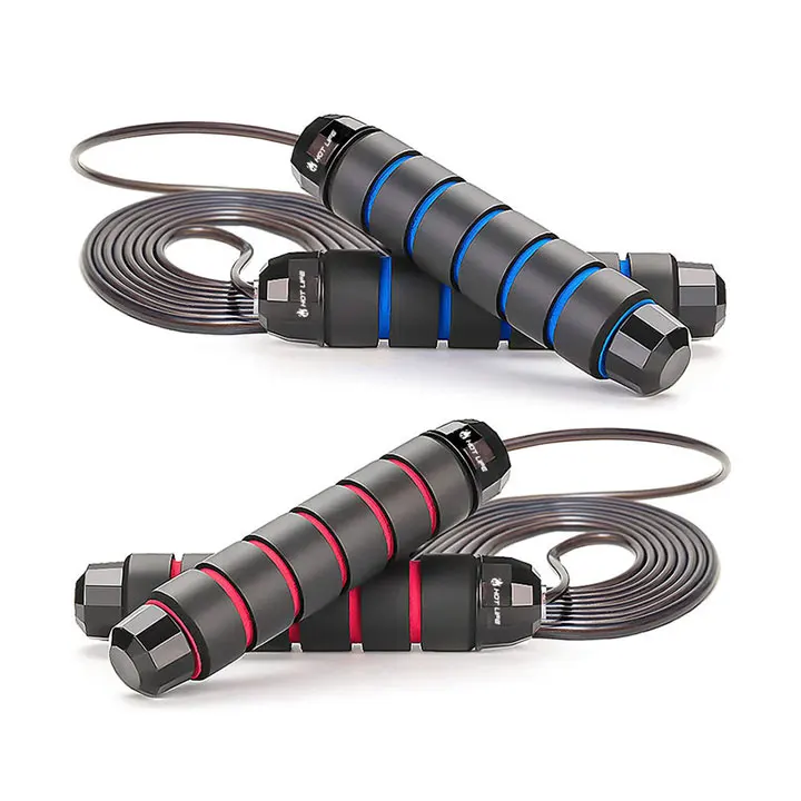 Fitness Workout Weighted Skipping Rope Aluminum Handle Steel Wire Speed Jump Rope