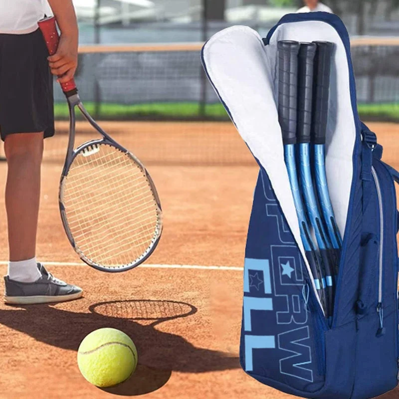 Wholesale Custom Logo Tennis Bag Paddle Racket Badminton Duffel Gym Sport Backpack Tennis Racket Backpack with Shoes Compartment