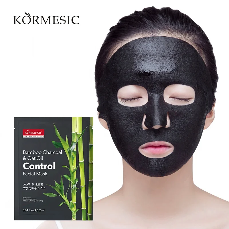 KORMES beauty cosmetics wholesale private label skin care organic Bamboo charcoal oatmeal whitening anti-aging facial mask