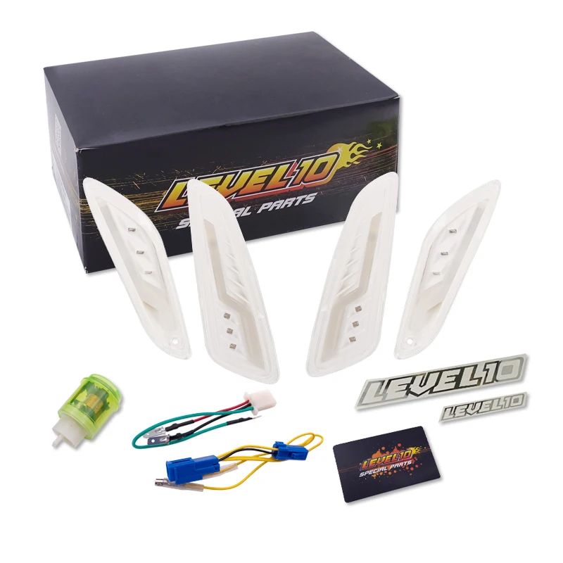 white front and rear sequential Turn Signal Light for VESPA Sprint Primavera 150