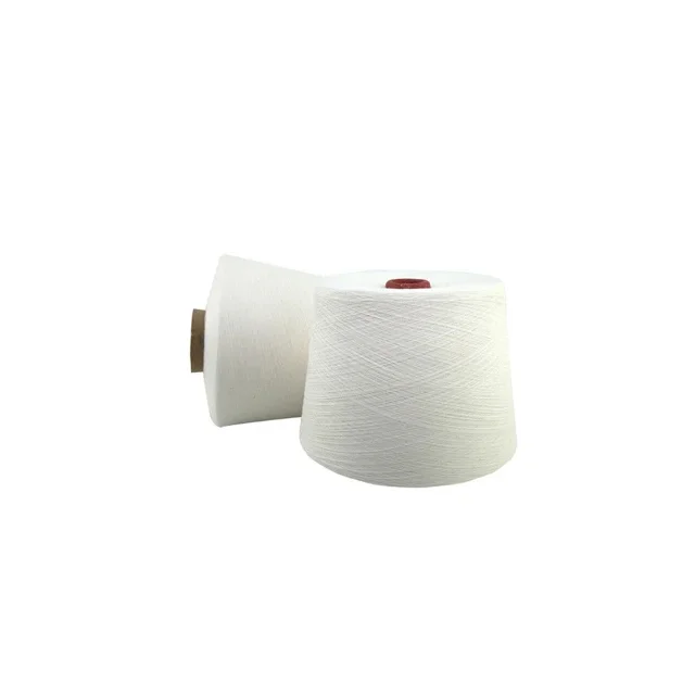 Recycled cotton 8 ply cotton yarn braided 60s soft cotton compact yarn 10kg