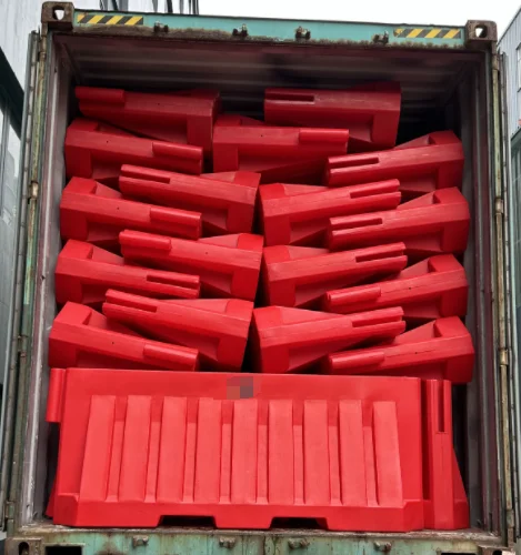 Highway water barrier 2m water filled traffic blowing plastic road barrier dividing line road construction warning barrier fence