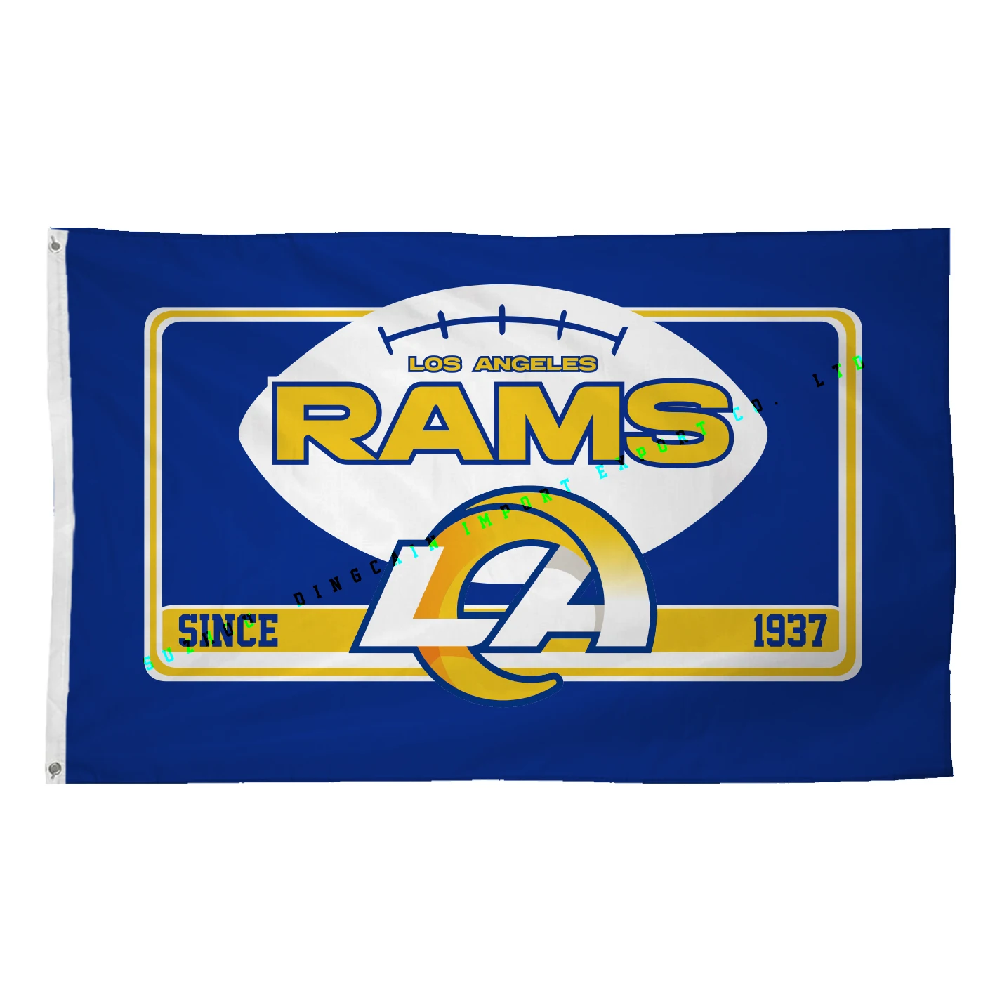 3x5ft 32 Teams Los Angeles Rams Banner 100% polyester digital printing Banner