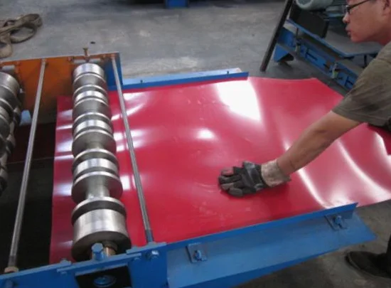 PLC Control System Motor Bearing Gear Core Wall Floor Roof Tile Roll Forming Machine