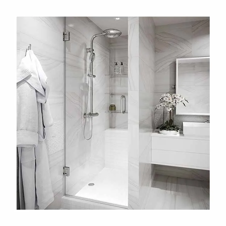 Seawin Double Magnets Squigee Glass Bumper Easy Swing Stop Rail Pulley Shower Door