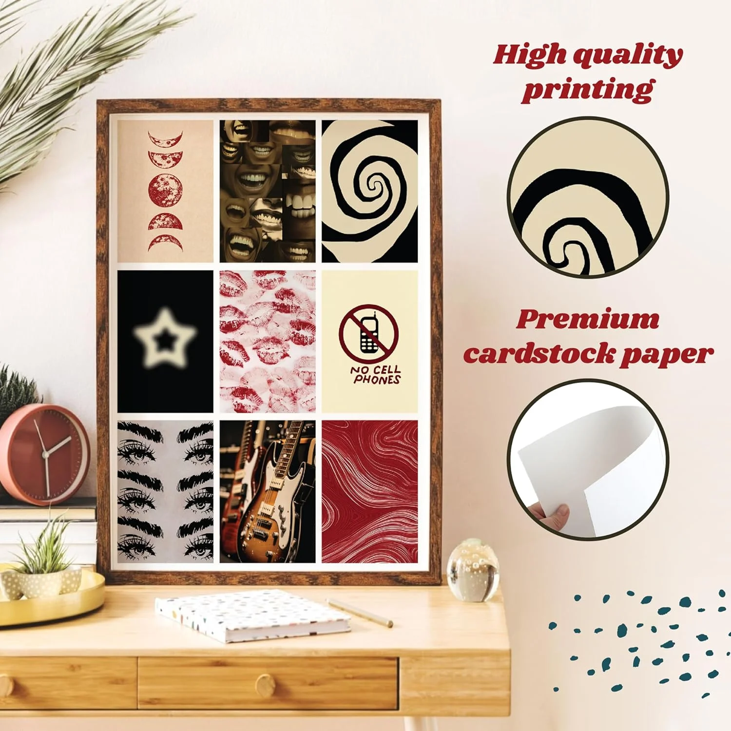 Custom Wall Collage Kit Preppy Room Decor Aesthetic, Preppy Wall Art,Trendy Things for Teen Girls Dorm Bedroom, Room Decor