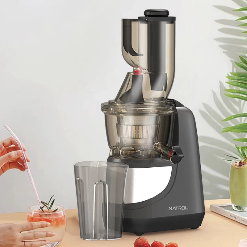 Simple installation wide feed chute household use easy clean multi-purpose electric pomegranate fresh big mouth slow juicer