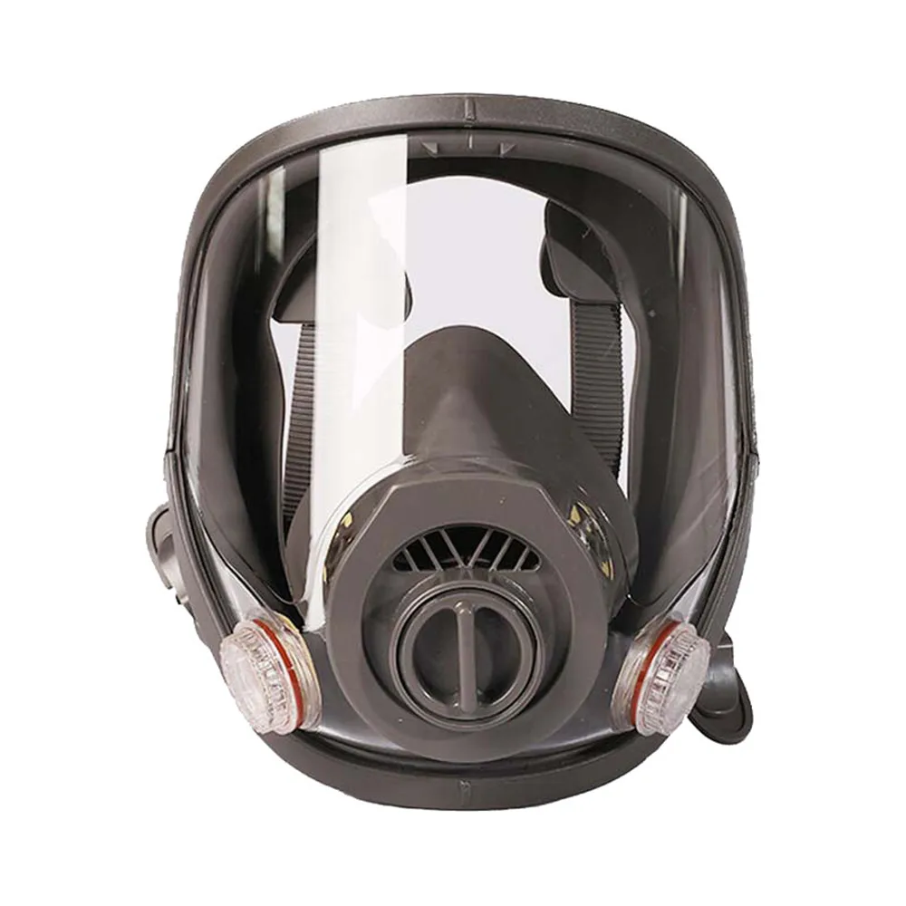 Double Filter Disposable and Reusable Industrial Gas Respirator Fall Face KN95 Silicon Mask with Cartridges for Dust Safety