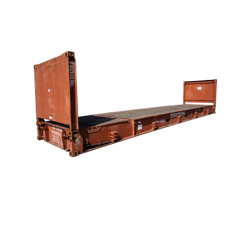 Б/у, 40-футовый плоский контейнер для перевозки, на продажу, со склада в Тяньцзине, Циндао, Шанхае, Гуанчжоу, Шэньчжэнь