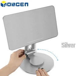 INOVAGEN Magnetic Tablet Stand Rotated Base;360 Rotation Height Adjustable Foldable Tablet Desk Holder