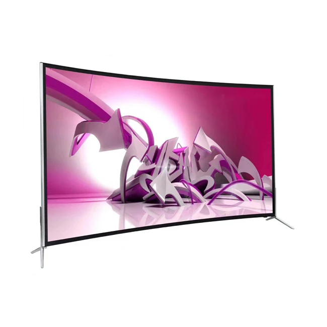 Curved tv 65 inches full hd 4K smart tv supplier