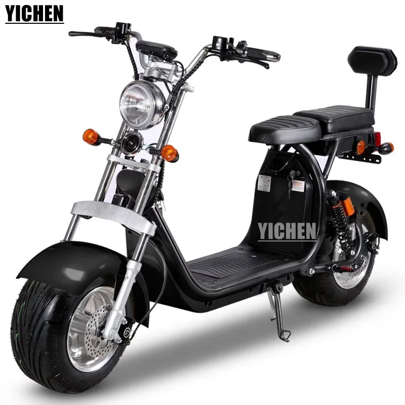 YICHEN Monopattino 2000 Вт EEC COC Street Legal E chopper 1500 Вт мотор эпицентра 60 в съемный литий-ионный аккумулятор Harly Электрический скутер