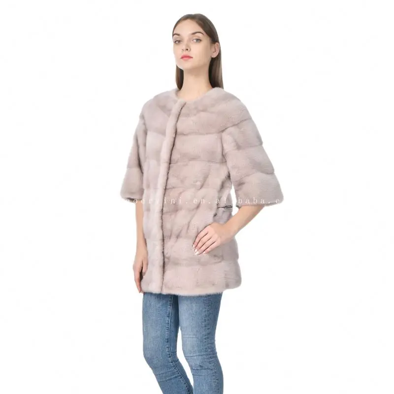 
Wholesale Colorful Pure Thick Trendy Exclusive Adult Natural Animal Mink brown winter luxury fur coats women 2020 