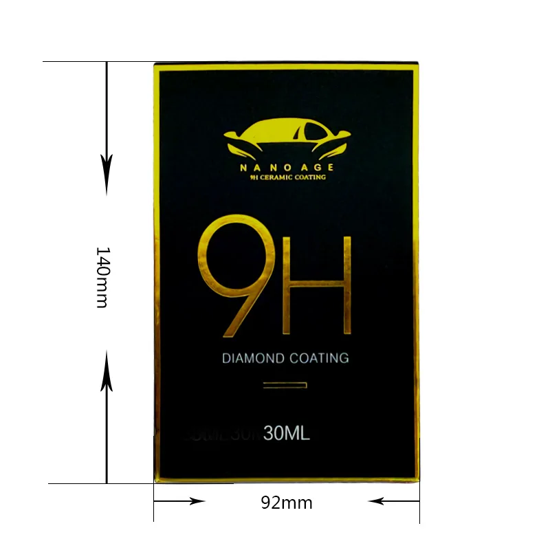 NANO AGE 9H Car Nano Liquid Ceramic Coating Automotive Care Coating Hydrophobic High Gloss Anti-scratch Protection