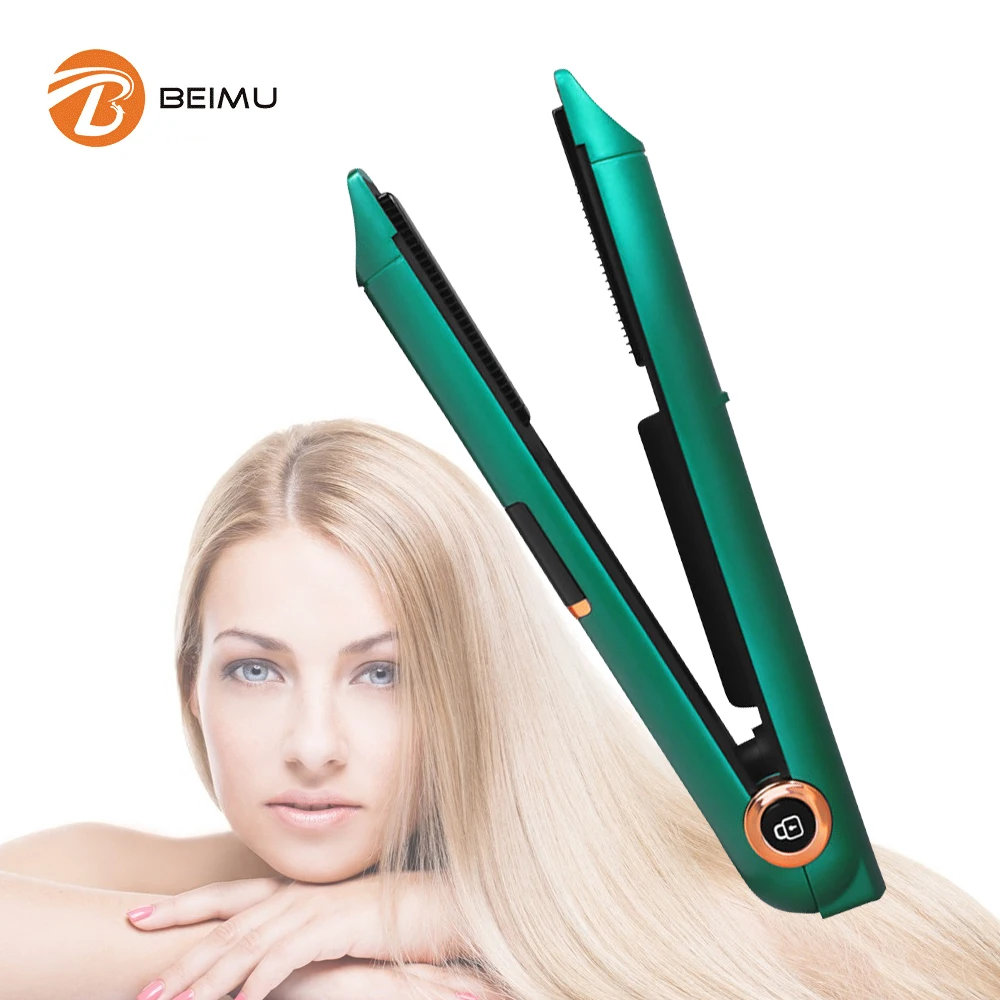 Rhinestone Steam Dongguan Wireless Brand Pencil Straighteners Tech Dryer Diamond Mini Iron Fat Flat Hair Straightener