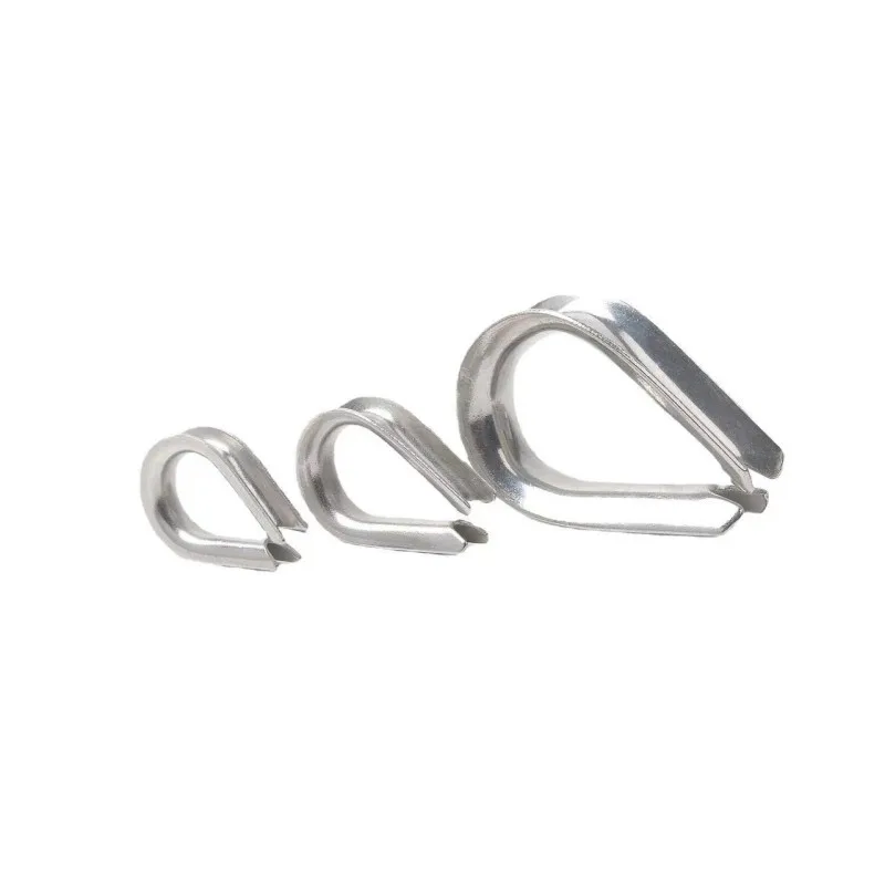Metal Hardware Stainless Steel 316 Rigging Marine Round Thimble For Wire Rope Cable