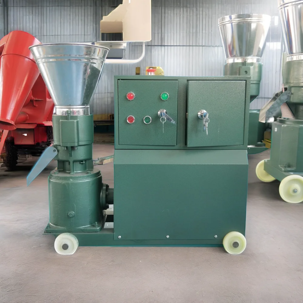 2024R High Productivity Poultry Feed Pellet Making Machine Used Seed Pelleting Machine with Reliable Engine Gear Farms Home Use
