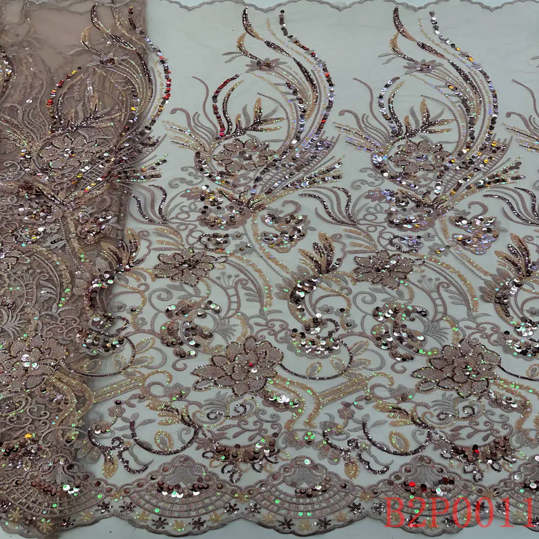 mesh indian george bridal competitive price lace fabric embroidery with sequins water soluble fabric lace