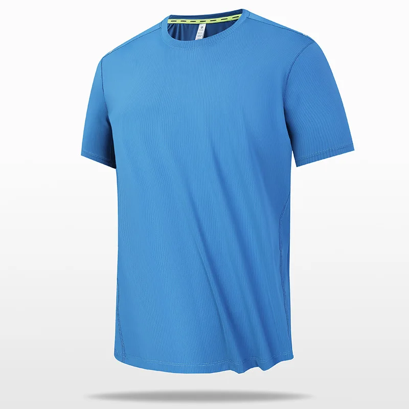 Polyester Spandex Quick Dry T-shirts Unisex Gym Fitness Sports T-shirts for Men