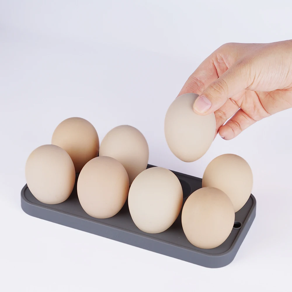 Factory Wholesale Non-Stick Microwave Air Fryer Egg Mold Baking Dishes Pans Silicone Egg Tray