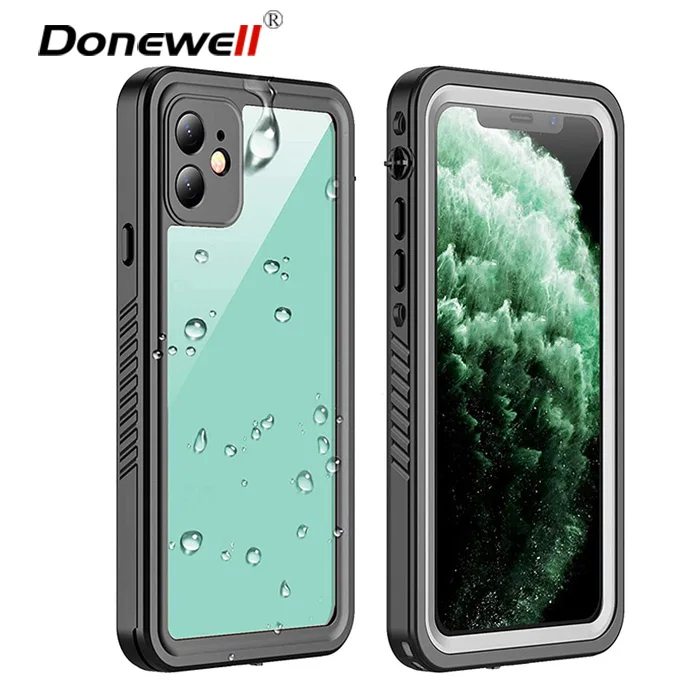 Настраиваемый защитный чехол для мобильного телефона с защитой от падения, водонепроницаемый прозрачный чехол для мобильного телефона с защитой от падения