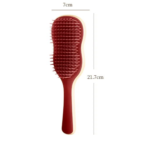 ins style high looking household anti static airbag comb ABS handle wet and dry custom salon hair comb set