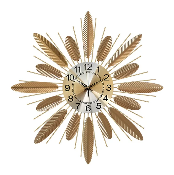 New Design Round Industrial Roman Numerals Metal Wall Clock Home Decorative