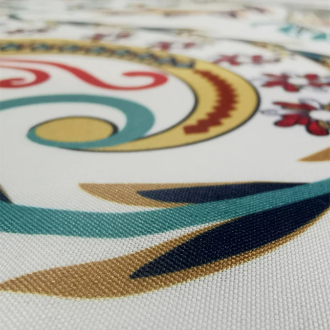 100% Polyester Textile Material Microfiber Flower Pigment Disperse Printed Bed Sheet Fabric in Rolls