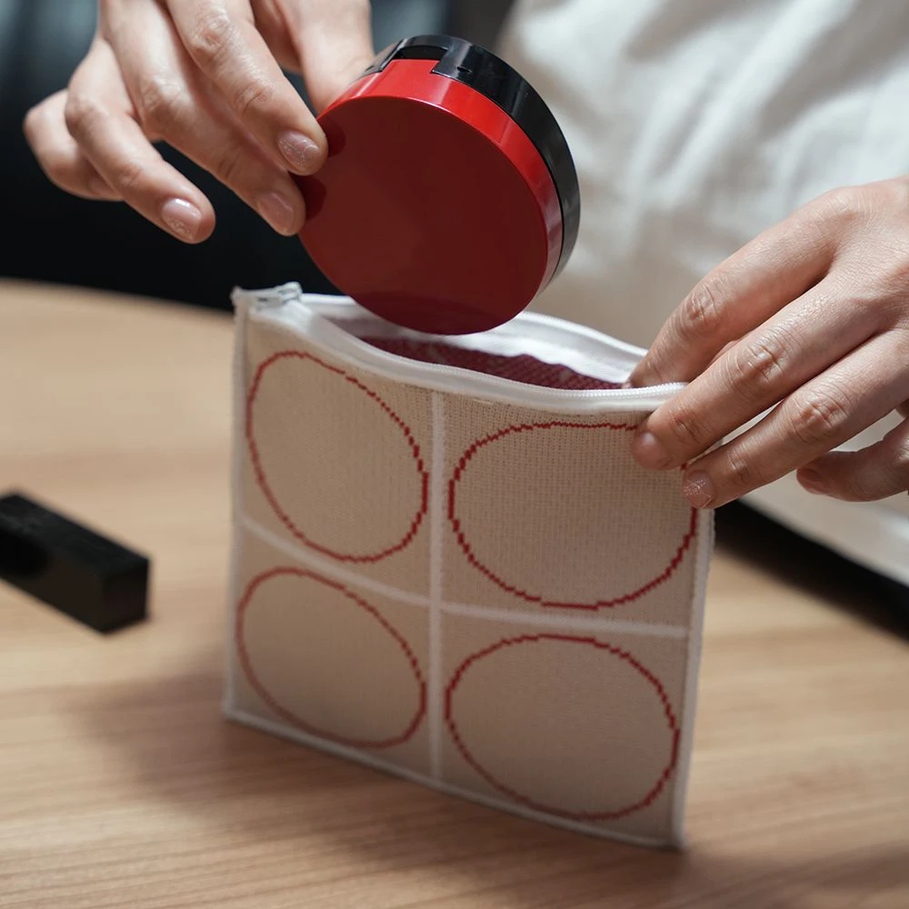 Женский трикотажный мини-кошелек с логотипом