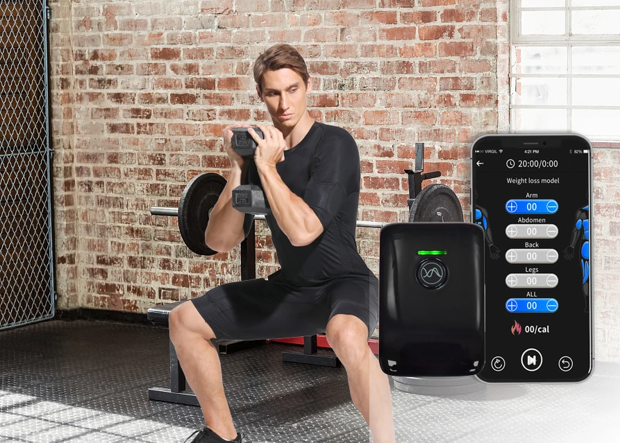 Wireless Ems Power Suit Machine Electro Stimulation Ems Suit Workout Fitness Dry Ems Training Suit