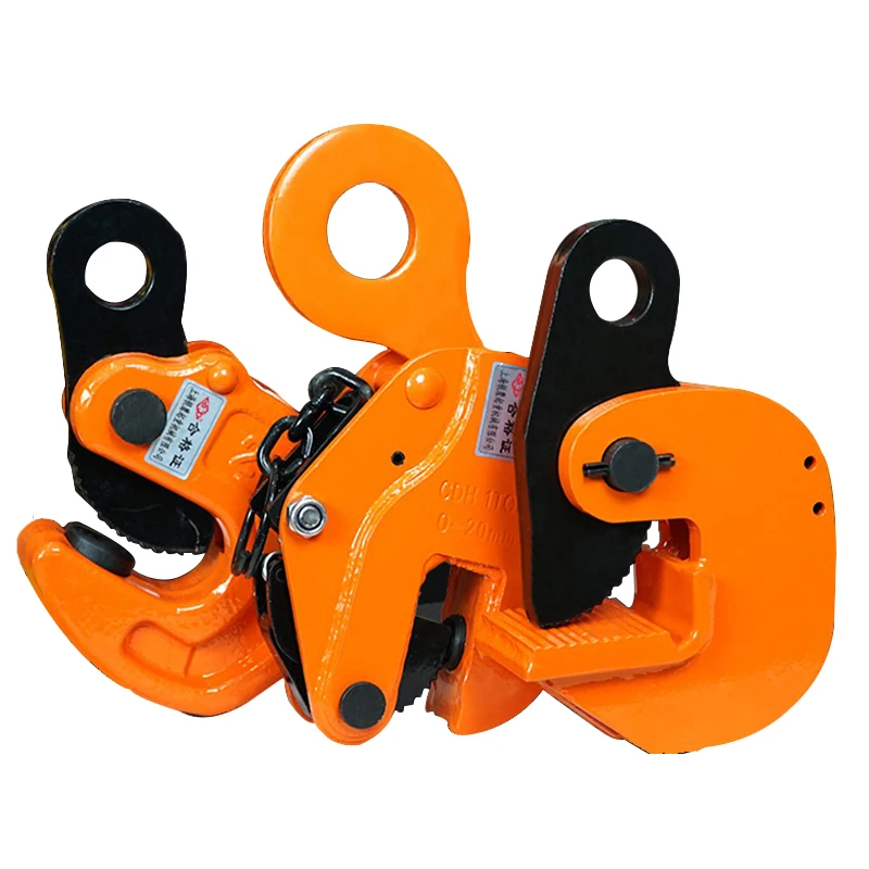 Famous Stainless Hold Down Zinc-plated Carbon Panel Clamp Scaffolding 5 Ton for Wholesales Steel Plate Lifting Tongs