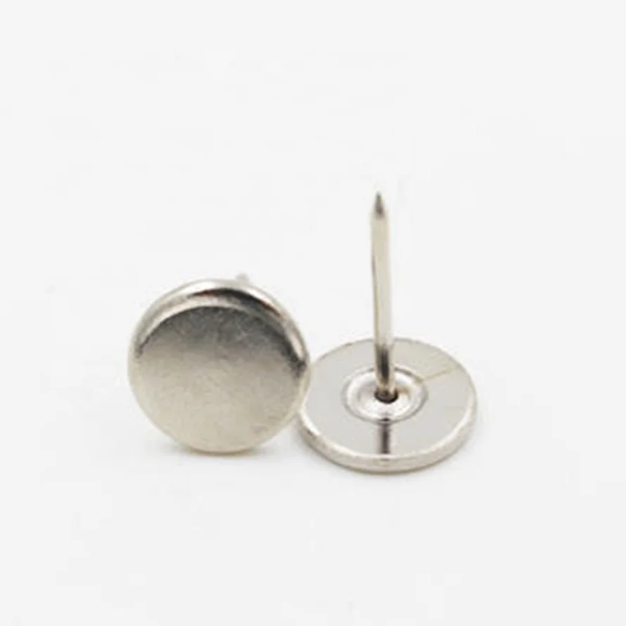 EAS clothing alarm tag nail Security Hard Tag Stainless Steel Flat pin for retail