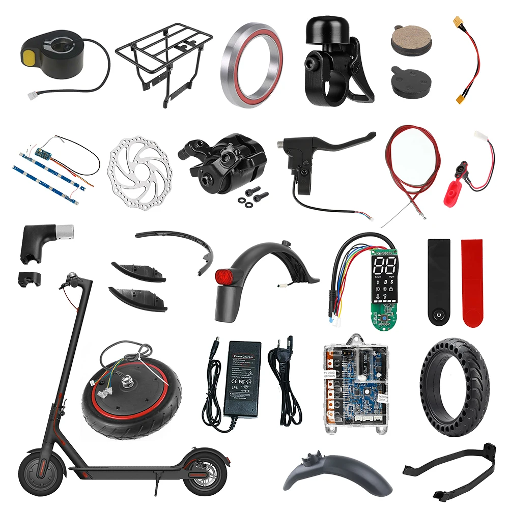 Electric Scooter Front and Rear Wheel Decorative Shells Reflective Protective Cover For Xiaomi 4Pro Scooter Accessories Parts