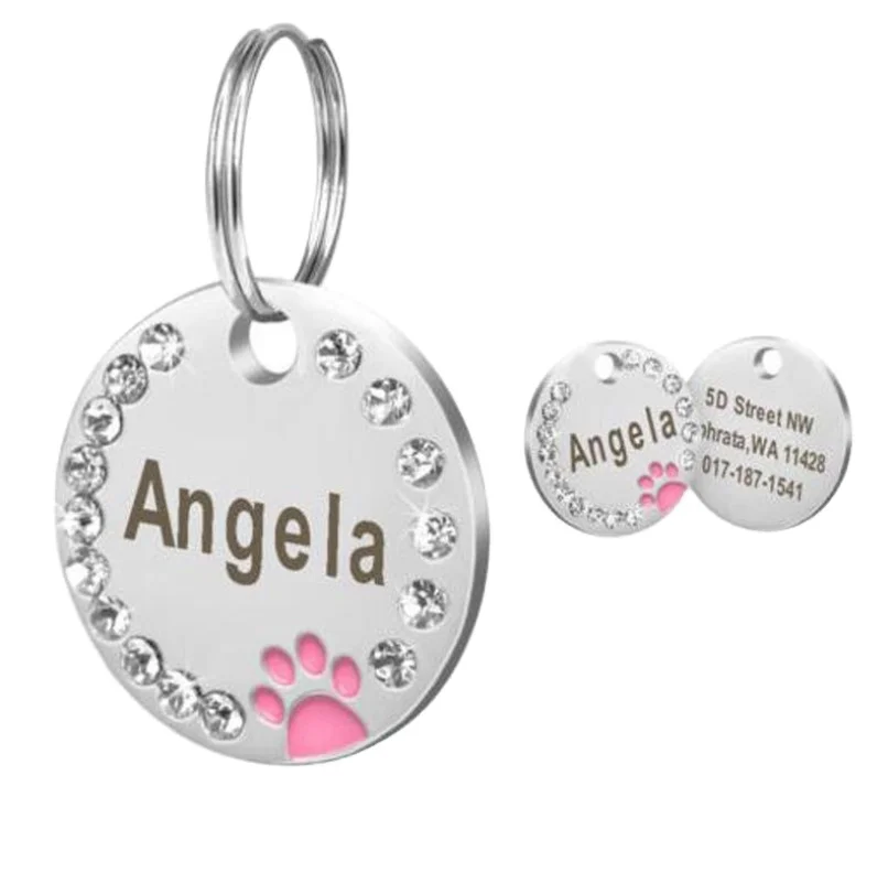 
Easy to Identify Pet Keychains, Decorative Keys, Bags, Clothes, etc. 