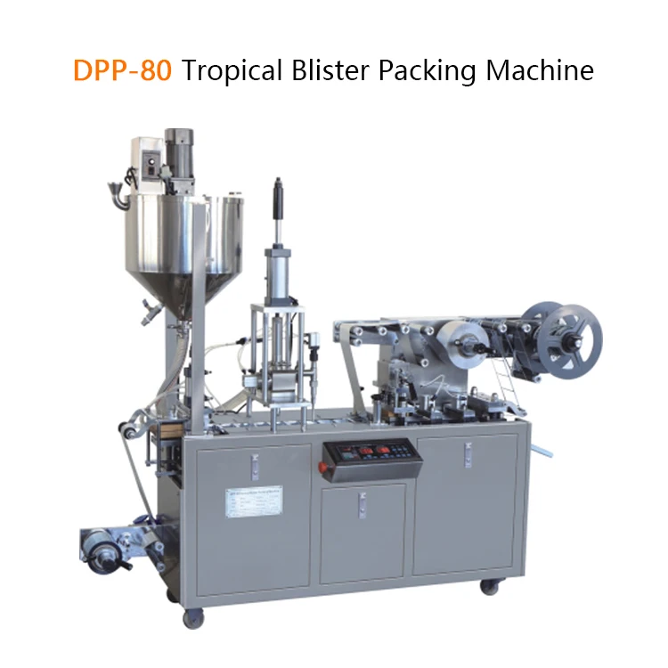 Laboratory Small Alu Alu Jam Chocolates Blister Packing Machine For Capsule Tablet