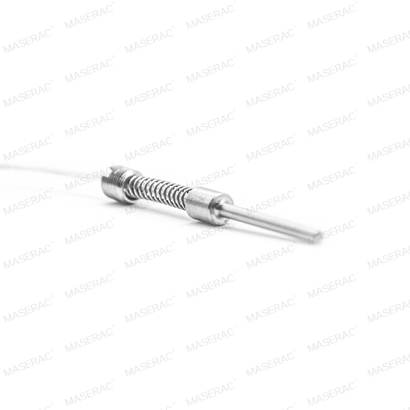 PT1000 PT100 RTD OEM stainless long probe with spring retractable Surface temperature measurement Temperature Sensor NTC