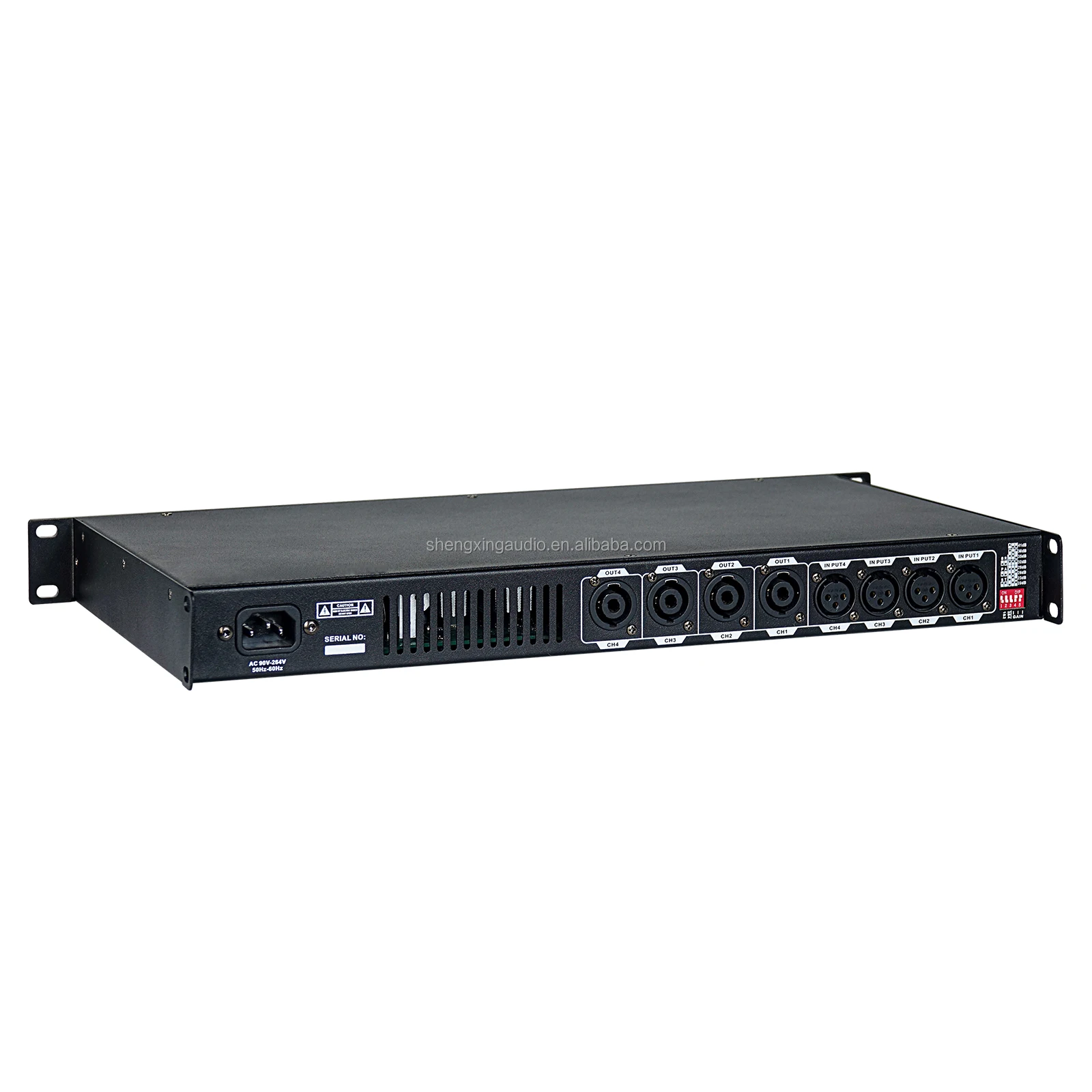 ACS-BG4.6 Класс D профессиональный усилитель мощности 4-канальный цифровой сценический DJ Профессиональный 4*600 Вт