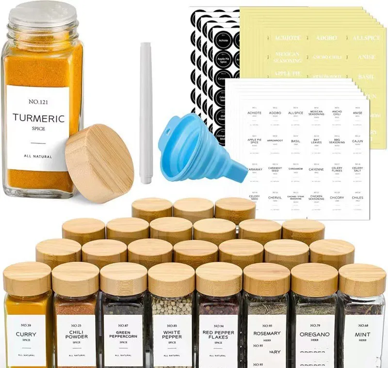 transparent lid sealed coloured large kitchen borosilicate spice tea coffee sugar food glass storage jar