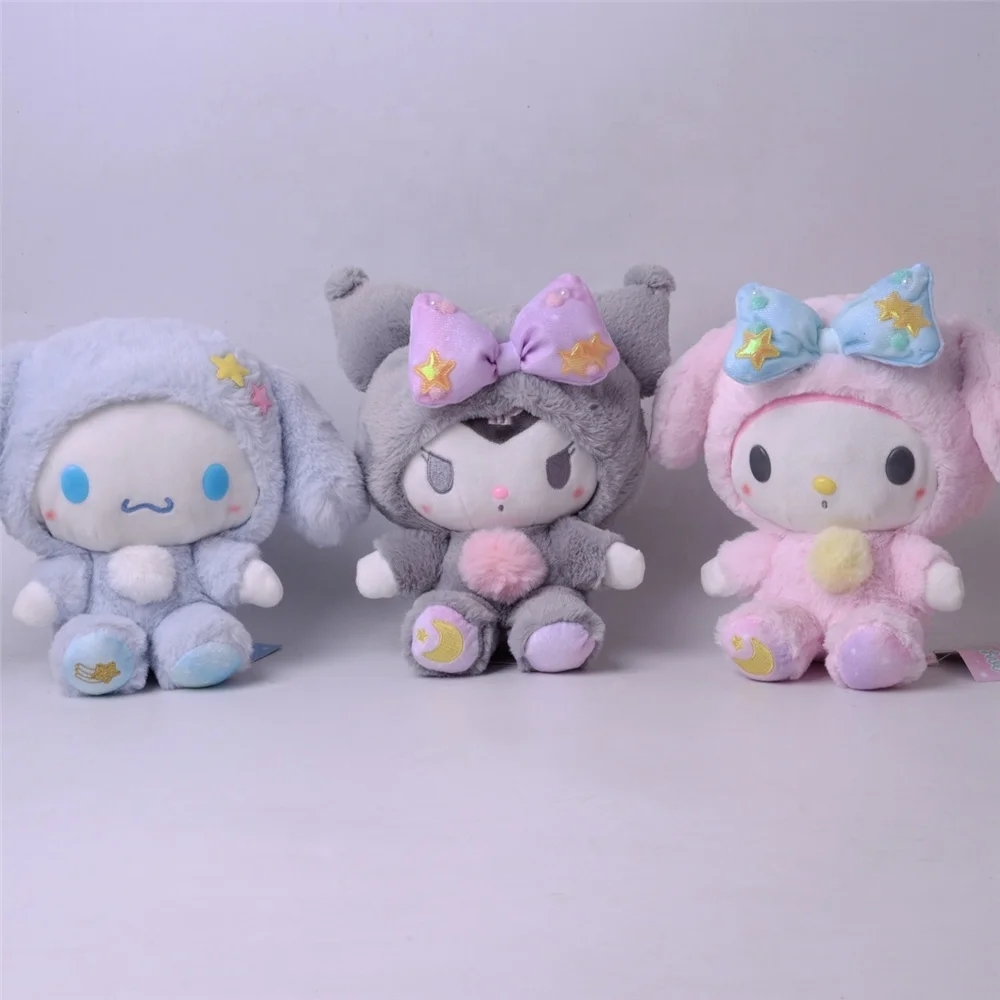 Wholesale Sanrioed Kuromi My Melody Kawaii Japan Cartoon Plush Action & Toy Figures Stuffed Animals Toys Model Number Sanrioed