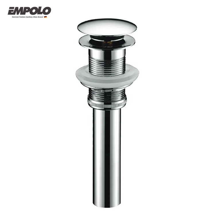 Hot selling brass sink waste with overflow drain pop up faucet accessory wash basin drain pipe