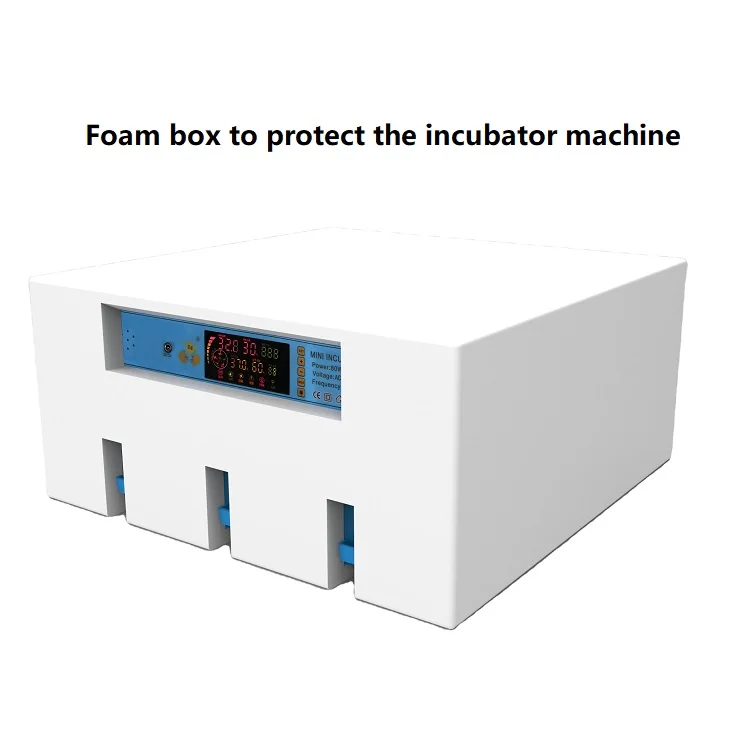 Dual power 12V 220V automatic 64 eggs chicken egg hatching machine blue incubator for sale in Kenya