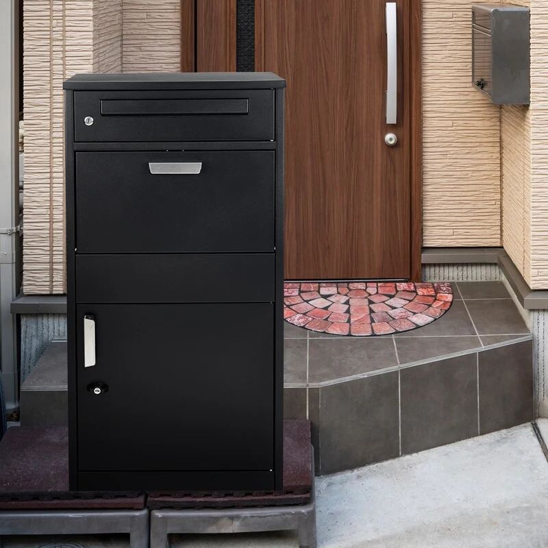 Winland Large Parcel Drop Box Anti-Theft Package Delivery Boxes for Outside Outdoor Smart Parcel Box