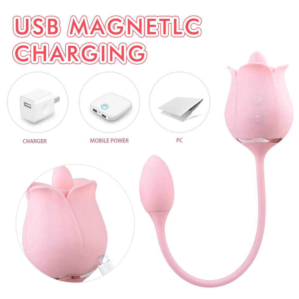 Toys Sex Product Clit Nipple Sucker for Women Clitoris Stimulator Oral Pussy Licking Sex Rose Sucking Tongue Licking Vibrators