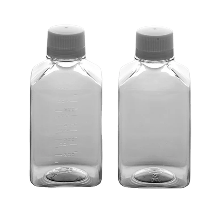 Disposable Sterilized plastic sample laboratory plastic bottle 500ml