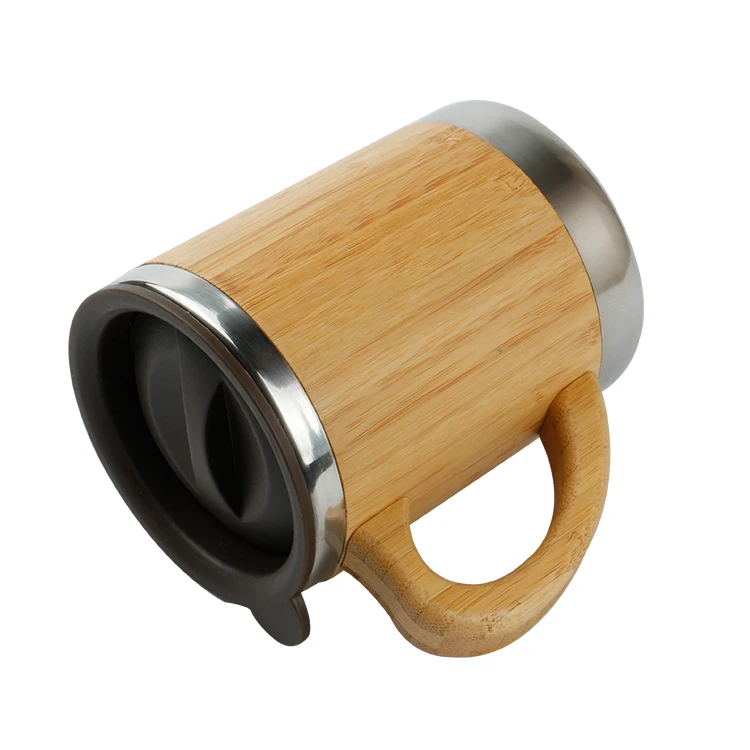 MIKENDA Stocked tea cup with bamboo drinking cup bottom coffee wood cups for sale